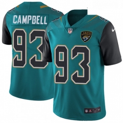 Youth Nike Jacksonville Jaguars 93 Calais Campbell Teal Green Team Color Vapor Untouchable Limited Player NFL Jersey