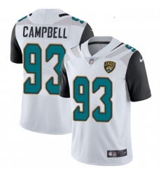 Youth Nike Jacksonville Jaguars 93 Calais Campbell White Vapor Untouchable Limited Player NFL Jersey