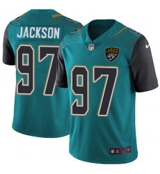 Youth Nike Jaguars #97 Malik Jackson Teal Green Team Color Stitched NFL Vapor Untouchable Limited Jersey
