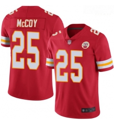 Chiefs 25 LeSean McCoy Red Team Color Men Stitched Football Vapor Untouchable Limited Jersey