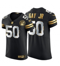 Kansas City Chiefs 50 Willie Gay Jr  Men Nike Black Edition Vapor Untouchable Elite NFL Jersey