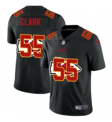 Kansas City Chiefs 55 Frank Clark Men Nike Team Logo Dual Overlap Limited NFL Jersey Black