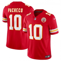 Men   Kansas City Chiefs 10 Isiah Pacheco Red 2023 F U S E  Vapor Untouchable Limited Stitched Jersey