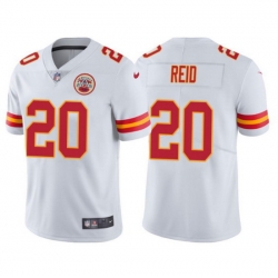 Men Kansas City Chiefs 20 Justin Reid White Vapor Untouchable Limited Stitched Football jersey
