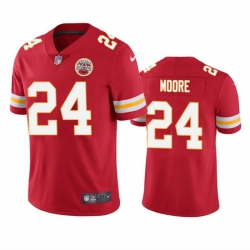 Men Kansas City Chiefs 24 Skyy Moore Red Vapor Untouchable Limited Stitched Football Jersey