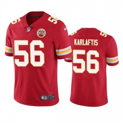 Men Kansas City Chiefs 56 George Karlaftis Red Vapor Untouchable Limited Stitched Football Jersey