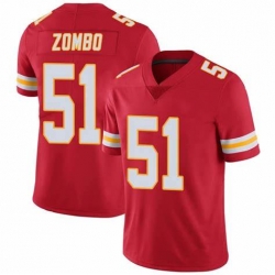Men Nike Kansas City Chiefs #51 Frank Zombo Red Vapor Untouchable Limited Player NFL Jersey