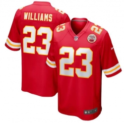 Men's Nike Kansas City Chiefs Joshua Williams #23 Red Stitched NFL Jersey