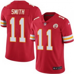 Nike Chiefs #11 Alex Smith Red Mens Stitched NFL Limited Rush Jersey