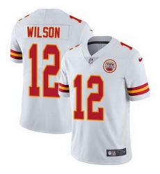 Nike Chiefs #12 Albert Wilson White Mens Stitched NFL Vapor Untouchable Limited Jersey