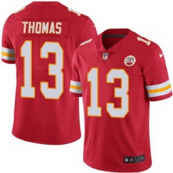 Nike Chiefs #13 De 27Anthony Thomas Red Mens Stitched NFL Limited Rush Jersey