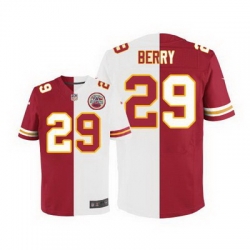 Nike Chiefs #29 Eric Berry Red White Mens Stitched NFL Elite Split Jersey