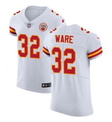 Nike Chiefs #32 Spencer Ware White Mens Stitched NFL Vapor Untouchable Elite Jersey