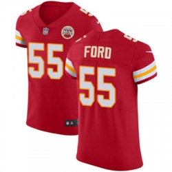 Nike Chiefs #55 Dee Ford Red Team Color Mens Stitched NFL Vapor Untouchable Elite Jersey