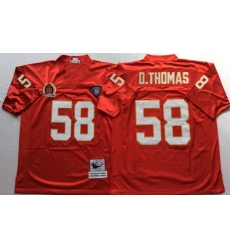 Nike Chiefs #58 Derrick Thomas Red Team Color Mens Stitched Throwback Jersey