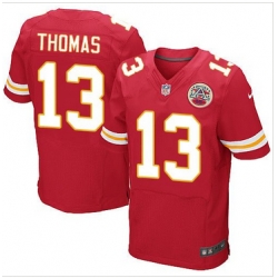 Nike Kansas City Chiefs #13 De 27Anthony Thomas Red Team Color Men 27s Stitched NFL Elite Jersey