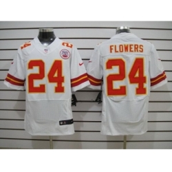 Nike Kansas City Chiefs 24 Brandon Flowers White Eilte NFL Jersey