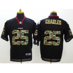 Nike Kansas City Chiefs 25 Jamaal Charles Black Elite Camo Fashion NFL Jersey