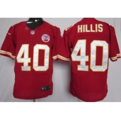Nike Kansas City Chiefs 40 Peyton Hillis Red Elite NFL Jersey