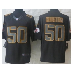 Nike Kansas City Chiefs 50 Justin Houston Black Limited Impact NFL Jersey