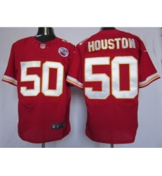 Nike Kansas City Chiefs 50 Justin Houston Red Elite NFL Jersey