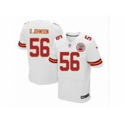 Nike Kansas City Chiefs 56 Derrick Johnson white Elite NFL Jersey