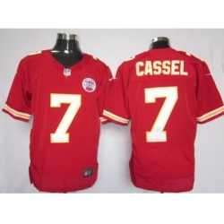 Nike Kansas City Chiefs 7 Matt Cassel Red Elite NFL Jersey