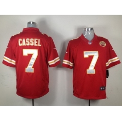 Nike Kansas City Chiefs 7 Matt Cassel Red LIMITED NFL Jersey
