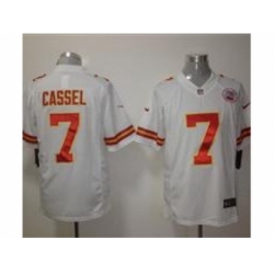 Nike Kansas City Chiefs 7 Matt Cassel White Limited NFL Jersey