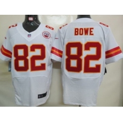 Nike Kansas City Chiefs 82 Dwayne Bowe White Elite NFL Jersey