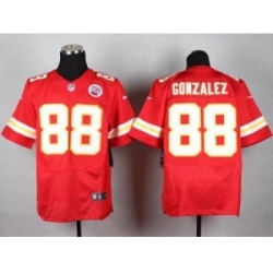 Nike Kansas City Chiefs 88 Tony Gonzalez Red Elite NFL Jersey