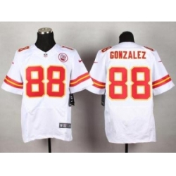 Nike Kansas City Chiefs 88 Tony Gonzalez White Elite NFL Jersey