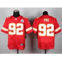 Nike Kansas City Chiefs 92 Dontari Poe Red Elite NFL Jersey