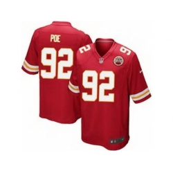 Nike Kansas City Chiefs 92 Dontari Poe Red Game NFL Jersey