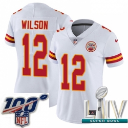 2020 Super Bowl LIV Women Nike Kansas City Chiefs #12 Albert Wilson White Vapor Untouchable Limited Player NFL Jersey
