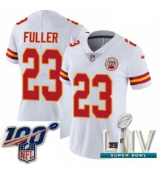 2020 Super Bowl LIV Women Nike Kansas City Chiefs #23 Kendall Fuller White Vapor Untouchable Limited Player NFL Jersey