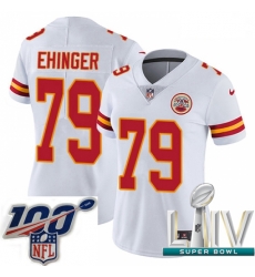 2020 Super Bowl LIV Women Nike Kansas City Chiefs #79 Parker Ehinger White Vapor Untouchable Limited Player NFL Jersey