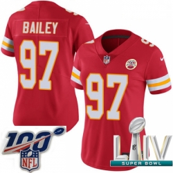 2020 Super Bowl LIV Women Nike Kansas City Chiefs #97 Allen Bailey Red Team Color Vapor Untouchable Limited Player NFL Jersey