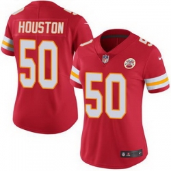 Nike Chiefs #50 Justin Houston Red Team Color Womens Stitched NFL Vapor Untouchable Limited Jersey