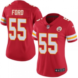 Nike Chiefs #55 Dee Ford Red Team Color Womens Stitched NFL Vapor Untouchable Limited Jersey