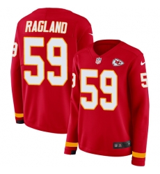 Nike Chiefs #59 Reggie Ragland Red Team Color Women Stitched NFL