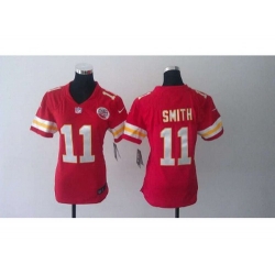 Nike Women NFL Kansas City Chiefs #11 Alex Smith Red Jerseys