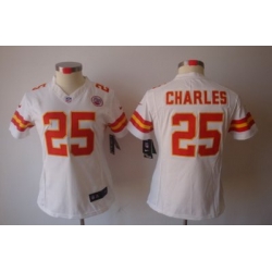 Women Nike Kansas City Chiefs #25 Charles White[LIMITED Jersey]