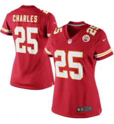 Womens Kansas City Chiefs Jamaal Charles Nike Red Limited Jersey