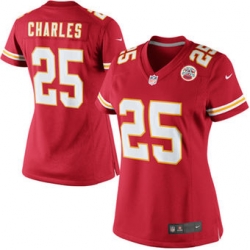 Womens Kansas City Chiefs Jamaal Charles Nike Red Limited Jersey