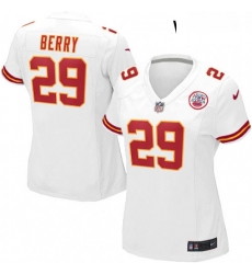 Womens Nike Kansas City Chiefs 29 Eric Berry Game White NFL Jersey