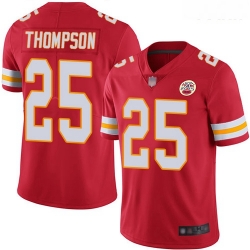 Chiefs #25 Darwin Thompson Red Team Color Youth Stitched Football Vapor Untouchable Limited Jersey