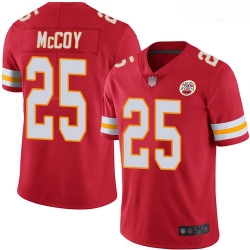 Chiefs #25 LeSean McCoy Red Team Color Youth Stitched Football Vapor Untouchable Limited Jersey