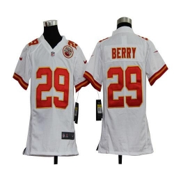 Nike Chiefs #29 Eric Berry White Youth Stitched NFL Elite Jersey