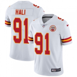 Nike Chiefs #91 Tamba Hali White Youth Stitched NFL Vapor Untouchable Limited Jersey